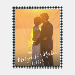 Manta Polar Regalo Para Foto Personalizada De Novia