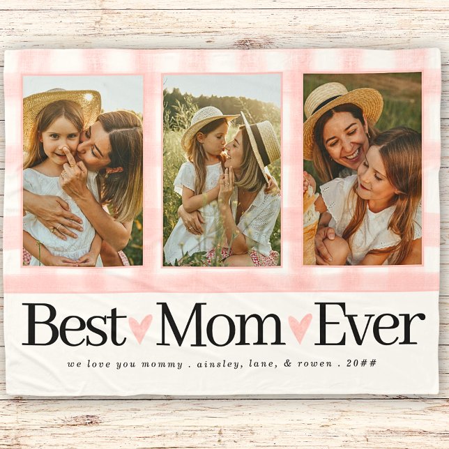 Manta Polar Regalo para mamá Día de la Madre Foto Mejor mamá G (Subido por el creador)