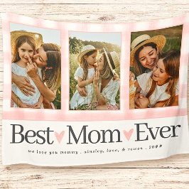 Manta Polar Regalo para mamá Día de la Madre Foto Mejor mamá G