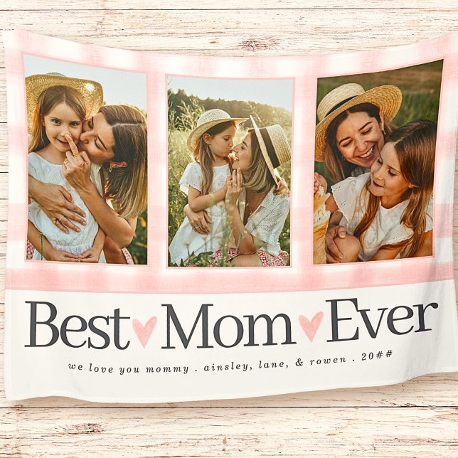 Manta Polar Regalo para mamá Día de la Madre Foto Mejor mamá G (Subido por el creador)