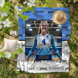 Manta Polar Regalo personalizado de Voleibol de Imágenes Senio