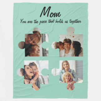 Manta Polar Regalo personalizado del Día de la Madre para Mamá