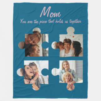 Manta Polar Regalo personalizado del Día de la Madre para Mamá