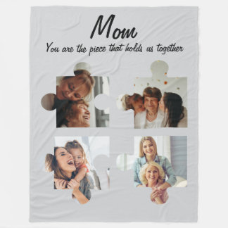 Manta Polar Regalo personalizado del Día de la Madre para Mamá