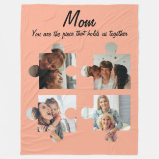 Manta Polar Regalo personalizado del Día de la Madre para Mamá