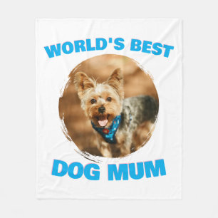 Manta Polar Regalo personalizado mínimo mejor perro gato mamá 