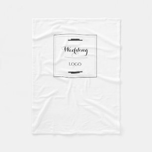 Manta Polar Regalo Personalizado Moderno Elegante para Boda