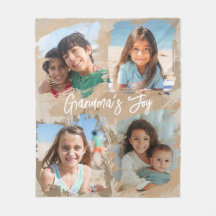 Regalo personalizado para abuela con 4 fotos de lo