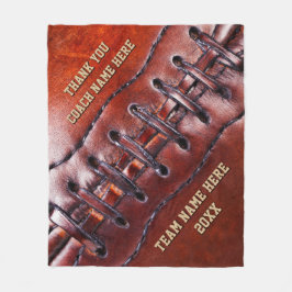 Manta Polar Regalo personalizado para el entrenador de fútbol,