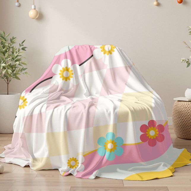 Manta Polar Regalo retro divertido de vacaciones Toalla de pla (Subido por el creador)