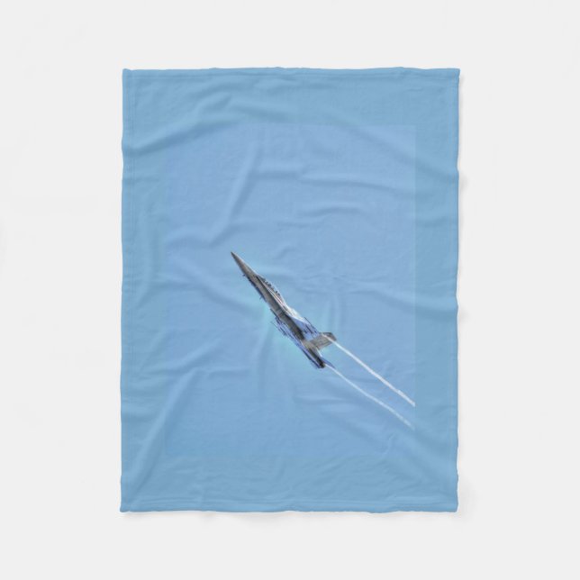 Manta Polar Regalo Supersónico del Diseñador de Jet-Fighter (Anverso)