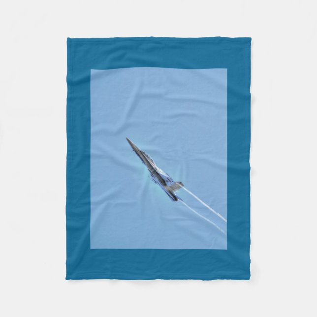 Manta Polar Regalo Supersónico del Diseñador de Jet-Fighter (Anverso)