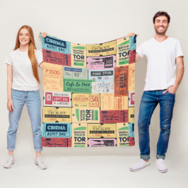 Manta Polar Regalo único Cenima entradas occidentales rústicas