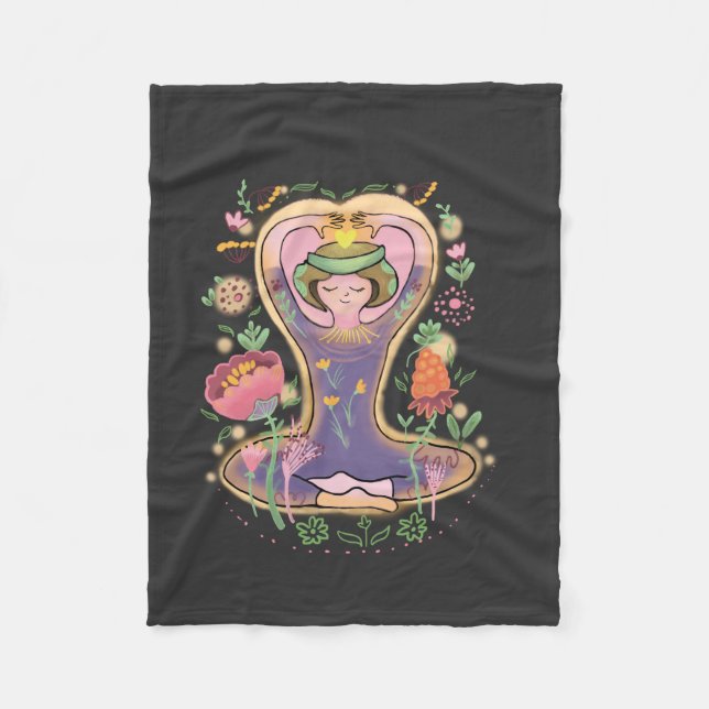 Manta Polar Regalo zen para la mamá (Anverso)