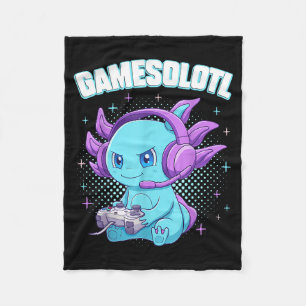 Manta Polar Regalos de Anime Kawaii de Juegosolotl Ajolote Vid