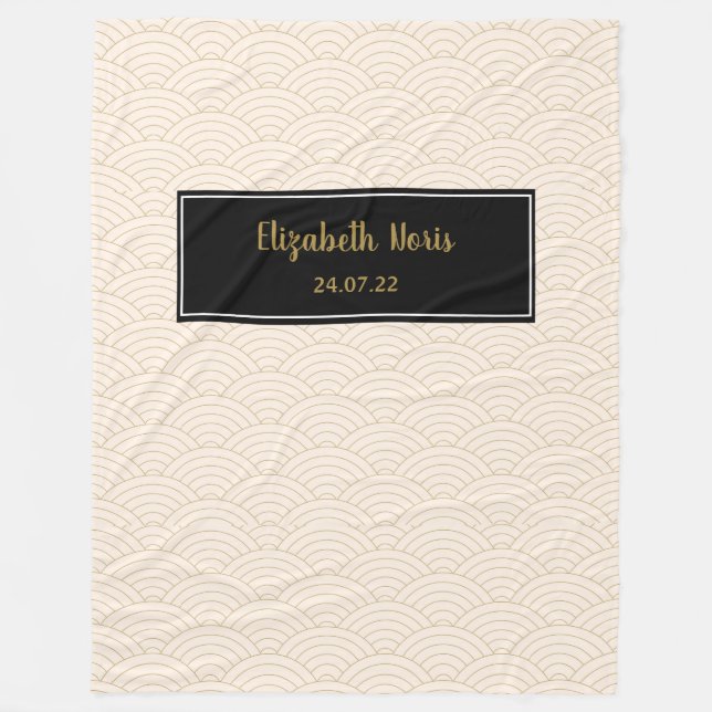 Manta Polar Regalos de bautismo JW personalizados (Anverso)