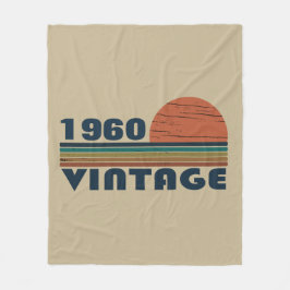 Manta Polar Regalos de cumpleaños vintage personalizados