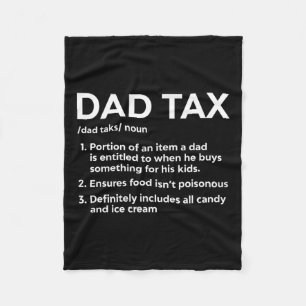Manta Polar Regalos De Definición De Impuestos Para Papá Graci