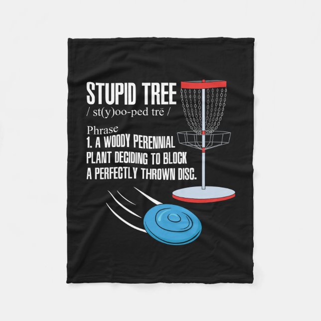 Manta Polar Regalos de disco de golf (Anverso)