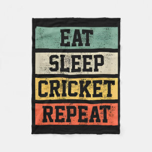 Manta Polar Regalos de jugador de cricket retro vintage para d