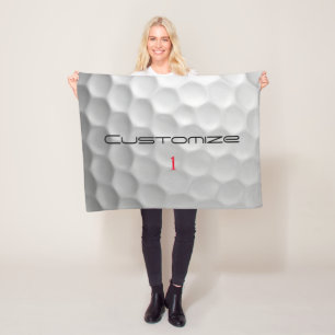 Manta Polar Regalos de Pelotas de Golf Personalizadas Serie de