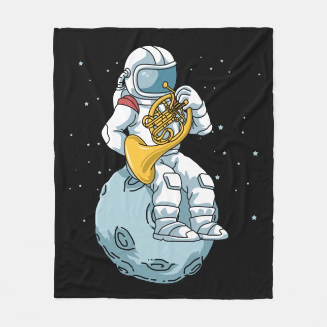 Manta Polar Regalos del Cuerno Francés Hombres Música Brass Cu (Anverso)