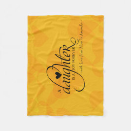 Manta Polar Regalos dulces personalizados para las hijas