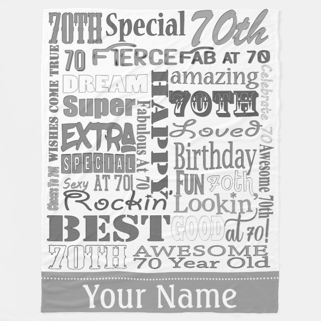 Manta Polar Regalos Especiales Y Especiales De La Fiesta De Cu (Anverso)