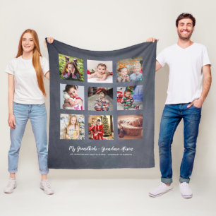 Manta Polar REGALOS FOTOGRÁFICOS DE LOS ABUELOS - Tablero