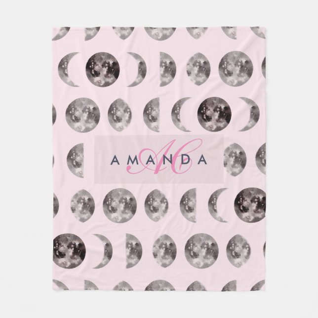 Manta Polar Regalos monogramas de fantasía sensacional en la l (Anverso)