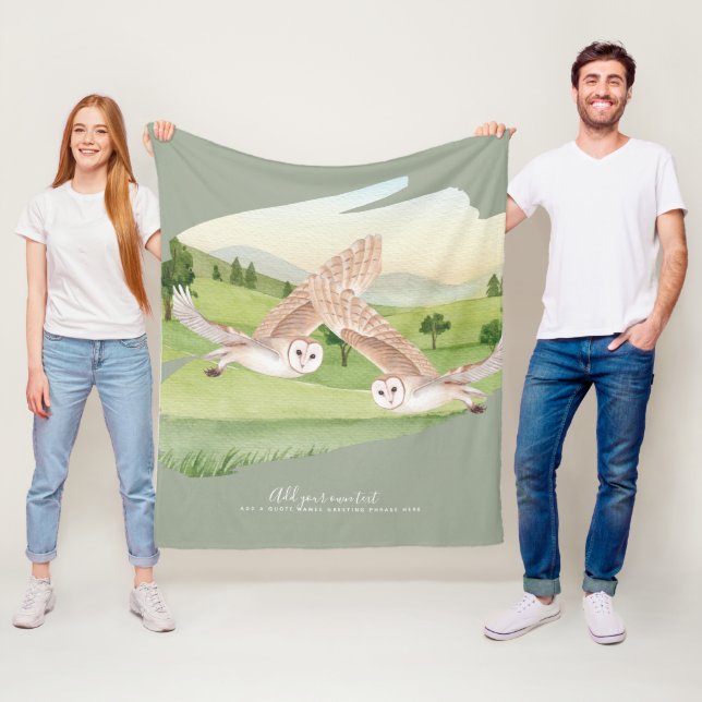 Manta Polar REGALOS OWL - Personalizados (In situ)