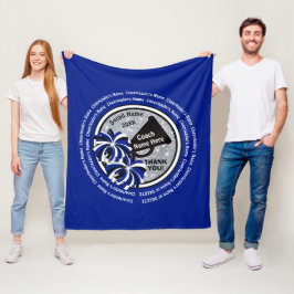 Manta Polar Regalos personalizados azul para un coche de la