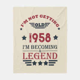 Manta Polar Regalos personalizados de 65 años