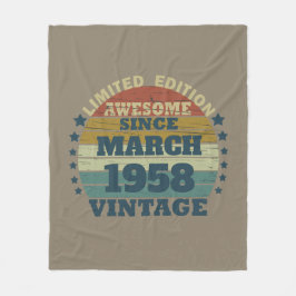 Manta Polar Regalos personalizados de 65 años