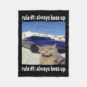 Manta Polar Regla # 1 Aumente siempre el meme divertido del ga