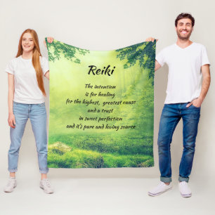 Manta Polar Reiki inspirador que cura