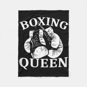 Manta Polar Reina de Boxeo Femenino Luchadora Kickboxing 