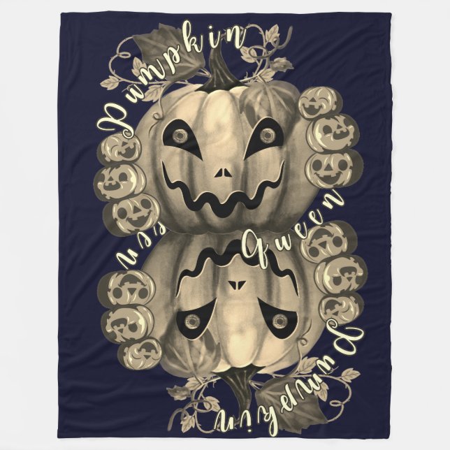 Manta Polar Reina de calabaza (Anverso)
