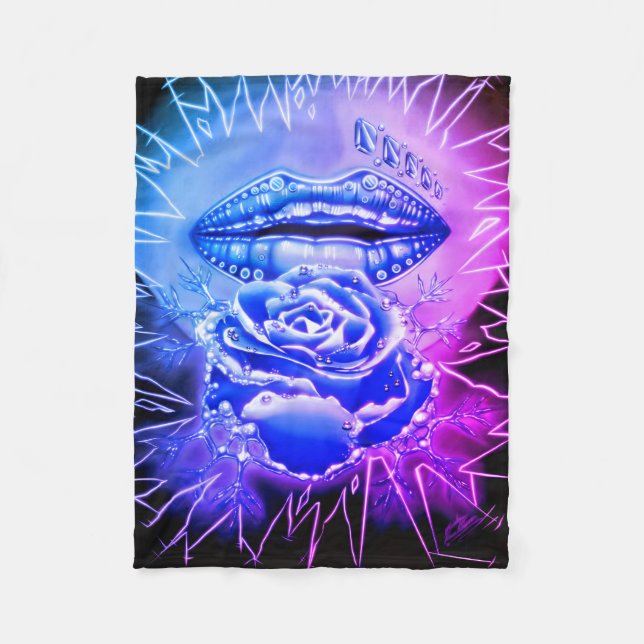 Manta Polar "Reina de hielo" (Anverso)