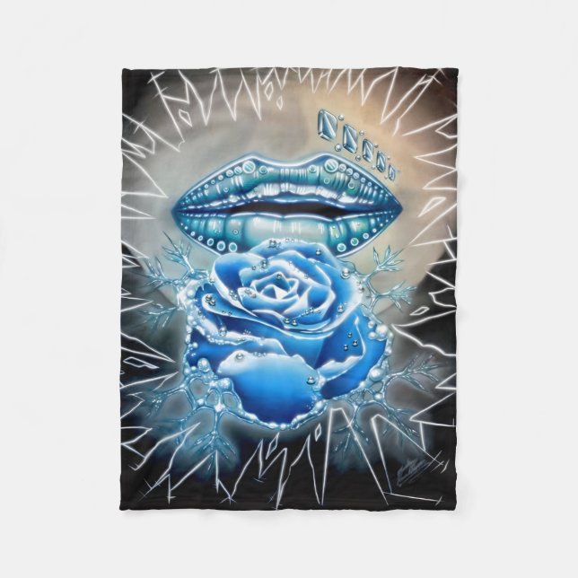 Manta Polar "Reina de hielo" (Anverso)