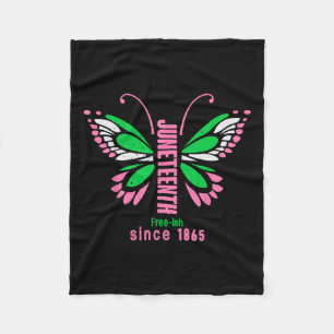 Manta Polar Reina de mariposa Cute Aka Junetdecin Tee