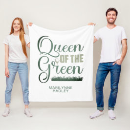 Manta Polar Reina del golf del deporte verde