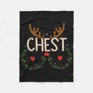 Manta Polar Reindeer Chest Nuts Matching Chestnuts Christmas C