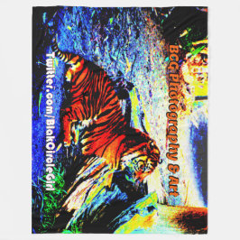 Manta Polar Relajando Tiger Bright Edición Especial