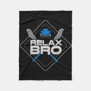 Manta Polar Relájese Bro - Lax Life And Lacrosse Player Gift