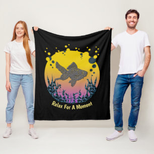 Manta Polar Relájese Con Su Mente Bajo El Mar Personalice