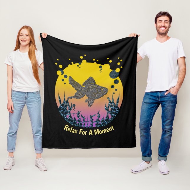 Manta Polar Relájese Con Su Mente Bajo El Mar Personalice (In situ)