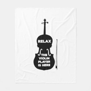 Manta Polar Relájese El Violin Player está aquí