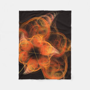 Manta Polar relámpagos arte abstracto