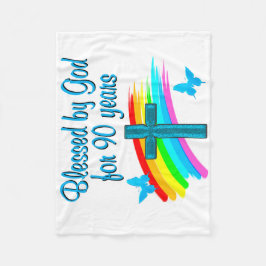 MANTA POLAR RELIGIOSO DE 90 AÑOS